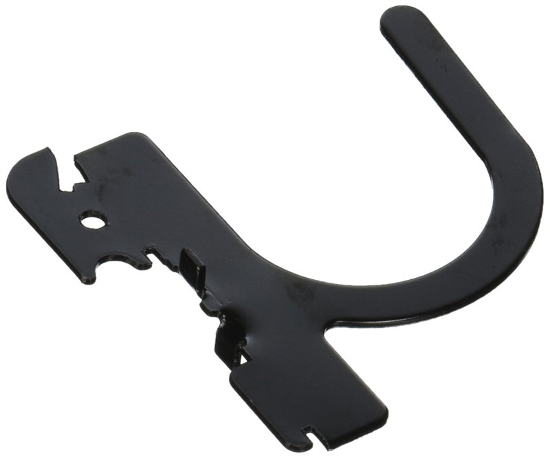 Wall Control 10-UH-003 B Slotted Pegboard U-Hook for Wall Control Pegboard Only, 3", Black - Image 1
